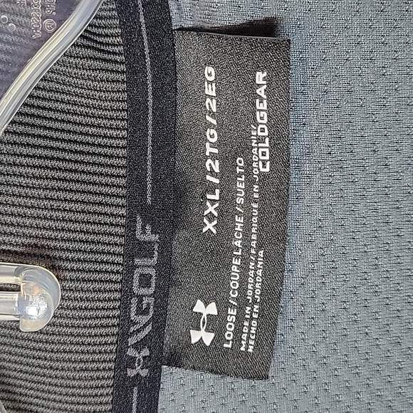 Under Armour Golf Storm Snap neck gray pullover - Picture 2 of 8